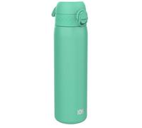 Ion8 Gourde Inox Léger, 600ml, Non Isolé, Anti-Fuite, Facile à Ouvrir, Verrouillage Sécurisé, Lavable au Lave-Vaisselle, Poignée de Transport, Durable, Acier Inoxydable, Sarcelle