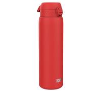 Ion8 Gourde Isotherme 1 Litre, 920 ml, Anti-Fuite, Facile à Ouvrir, Verrouillage Sécurisé, Lavable au Lave-Vaisselle, Acier Inoxydable, Isolation Sous Vide, Idéale pour le Sport et le Yoga, Rouge