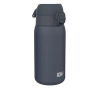 Ion8 Gourde Isotherme Enfant, Inox, 320ml, Anti-Fuite, Facile à Ouvrir, Verrouillage Sécurisé, Lavable au Lave-Vaisselle, Poignée de Transport, Durable, Acier Inoxydable, Bleu Marine