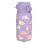 Ion8 Gourde Isotherme Enfant, Inox, 320ml, Anti-Fuite, Facile à Ouvrir, Verrouillage Sécurisé, Lavable au Lave-Vaisselle, Poignée de Transport, Durable, Acier Inoxydable, Hérisson