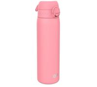 ION8 Gourde Isotherme Inox, 500ml, Anti-Fuite, Facile à Ouvrir, Verrouillage Sécurisé, Lavable au Lave-Vaisselle, Poignée de Transport, S'adapte aux Porte-gobelets, Acier Inoxydable, Rose