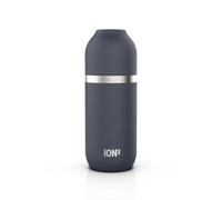 ION8 Gourde Isotherme ThermoShield pour Boissons Chaudes ou Froides, Grande Tasse Isotherme, Capacité de 2 Tasses, Bouchon Magnétique et Base Souple - Élégant et Écologique, Bleu Marine
