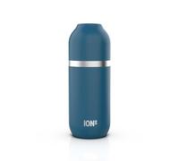 Ion8 Gourde Isotherme ThermoShield pour Boissons Chaudes ou Froides, Grande Tasse Isotherme, Capacité de 2 Tasses, Bouchon Magnétique et Base Souple - Élégant et Écologique, Bleu Sarcelle Profond
