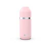 Ion8 Gourde Isotherme ThermoShield pour Boissons Chaudes ou Froides, Grande Tasse Isotherme, Capacité de 2 Tasses, Bouchon Magnétique et Base Souple - Élégant et Écologique, Rose