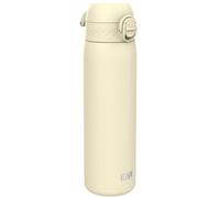 ION8 Gourde légère en acier, 600 ml/20 oz, Blanc Crémeux | Non isotherme, Étanche, Facile à ouvrir, Verrouillage sécurisé, Passe au lave-vaisselle, Gourde & métal