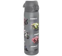 Ion8 MotoGP Mix De Pilotes Gourde, 500ml, Anti-Fuite, Facile à Ouvrir, Verrouillage Sécurisé, Lavable en Lave-vaisselle, Sans BPA, Poignée de Transport, S'adapte aux Porte-gobelets, Facile à Nettoyer