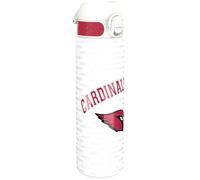 Ion8 NFL Arizona Cardinals Gourde En Acier Légère, 600 ml/20 oz, Non Isolée, Étanche, Facile À Ouvrir, Verrouillage Sécurisé, Passe Au Lave-Vaisselle, Couvercle Rabattable, Compatible Porte-Gobelet