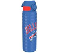 Ion8 NFL Buffalo Bills Gourde En Acier Légère, 600 ml/20 oz, Non Isolée, Étanche, Facile À Ouvrir, Verrouillage Sécurisé, Passe Au Lave-Vaisselle, Couvercle Rabattable, Compatible Porte-Gobelet
