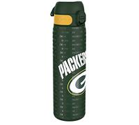 Ion8 NFL Green Bay Packers Gourde En Acier Légère, 600 ml/20 oz, Non Isolée, Étanche, Facile À Ouvrir, Verrouillage Sécurisé, Passe Au Lave-Vaisselle, Couvercle Rabattable, Compatible Porte-Gobelet