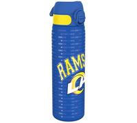 Ion8 NFL Los Angeles Rams Gourde En Acier Légère, 600 ml/20 oz, Non Isolée, Étanche, Facile À Ouvrir, Verrouillage Sécurisé, Passe Au Lave-Vaisselle, Couvercle Rabattable, Compatible Porte-Gobelet