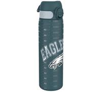 Ion8 NFL Philadelphia Eagles Gourde En Acier Légère, 600 ml/20 oz, Non Isolée, Étanche, Facile À Ouvrir, Verrouillage Sécurisé, Passe Au Lave-Vaisselle, Couvercle Rabattable, Compatible Porte-Gobelet