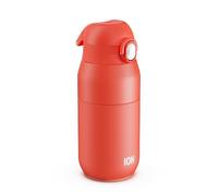 ION8 PRIMO REVIVE Gourde Isotherme 360 ml (12 oz)- Bouteille Étanche en Acier Inoxydable, Couvercle Rabattable, Ouverture à Une Touche, Débit Rapide, Chaud et Froid, Corail