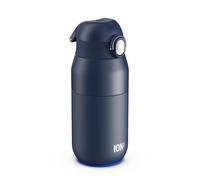 ION8 PRIMO REVIVE Gourde Isotherme 360 ml (12 oz)- Bouteille Étanche en Acier Inoxydable, Couvercle Rabattable, Ouverture à Une Touche, Débit Rapide, Chaud et Froid, Bleu Marine