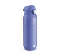 ION8 PRIMO REVIVE Gourde Isotherme 540 ml (18 oz)- Bouteille Étanche en Acier Inoxydable, Couvercle Rabattable, Ouverture à Une Touche, Débit Rapide, Chaud et Froid, Lilas