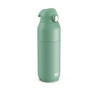 ION8 PRIMO REVIVE Gourde Isotherme 720 ml (24 oz)- Bouteille Étanche en Acier Inoxydable, Couvercle Rabattable, Ouverture à Une Touche, Débit Rapide, Chaud et Froid, Vert Sauge