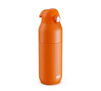 ION8 PRIMO REVIVE Gourde Isotherme 720 ml (24 oz)- Bouteille Étanche en Acier Inoxydable, Couvercle Rabattable, Ouverture à Une Touche, Débit Rapide, Chaud et Froid, Orange