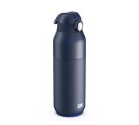 ION8 PRIMO REVIVE Gourde Isotherme 720 ml (24 oz)- Bouteille Étanche en Acier Inoxydable, Couvercle Rabattable, Ouverture à Une Touche, Débit Rapide, Chaud et Froid, Bleu Marine