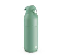 ION8 PRIMO REVIVE Gourde Isotherme 910 ml (30 oz)- Bouteille Étanche en Acier Inoxydable, Couvercle Rabattable, Ouverture à Une Touche, Débit Rapide, Chaud et Froid, Vert Sauge