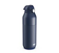 ION8 PRIMO REVIVE Gourde Isotherme 910 ml (30 oz)- Bouteille Étanche en Acier Inoxydable, Couvercle Rabattable, Ouverture à Une Touche, Débit Rapide, Chaud et Froid, Bleu Marine