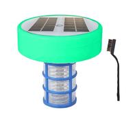 Ioniseur de Piscine Solaire Nettoyeur Flottant à LED en Cuivre | Anode Ionique pour Piscine Enterrée pour Piscine Enterrée, Eau Salée, Eau Douce, Intérieur, Extérieur, Maison,