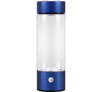 Ioniseur portable de 420 ml, technologie PEM, USB, bleu hydrogène