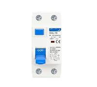 IONQXIDLD Disjoncteur électromagnétique à Courant résiduel, Type AC 2P 4P 100mA, disjoncteur différentiel, Interrupteur de sécurité(2P 10A)