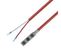 iOVEO 046MO01202 - PT100 - Sonde de surface magnétique avec câble en silicone jusqu'à 200 °C, 2 mètres