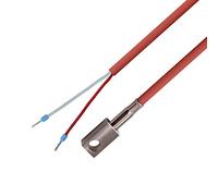 iOVEO 049OF02205 - PT1000 - Sonde de surface, robinet en acier inoxydable, capteur de température avec câble en silicone jusqu'à 200 °C