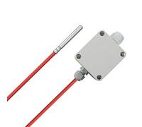 iOVEO 213HS02202 - PT1000 - Boîtier de mesure de température avec câble de raccordement en silicone, sortie active, plage de mesure réglable, capteur de température, 2 mètres