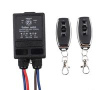 Ip65 Interrupteur sans fil extérieur étanche 433,92 MHz Récepteur de télécommande 30 A Relais pour pompe à eau, moteur léger, automatisation de portail, capacité de charge 3000 W, mode verrouillage