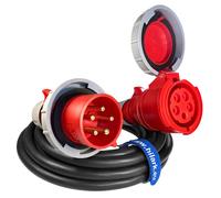IP67 Rallonge triphasée CEE en caoutchouc OnPd H07RN-F 5x6 32A 2m