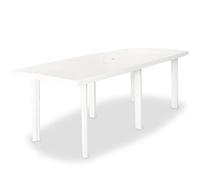 Ipae-Progarden Table Extensible Blanc - Modèle Trio