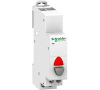 IPB 1P 20A 1NZ Bouton rouge lampé 250V A9E18037