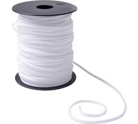 IPEA Cordon pour Vénitien Blanc 3 mm en Nylon - 50 Mètres - Made in Italy - Tresse pour Vénitien - Corde pour Rideaux, Cantonnières, Stores, Accessoires, Bricolage - Multi-Usage - épaisseur 3 mm