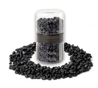 IPEA Pierres décoratives noires pour jardin, vases, aquarium, 1 kg - pierres de couleur mélangées avec dimensions 8/10 mm - petits bols d'extérieur pour décoration, cour, artisanat - pierres