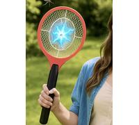 IPEA Raquette Électrique Insectes - Petite Raquette Anti Moustiques - 18 cm x 46 cm - Foudre Mouches Insectes pour Maison, Jardin, Camping - Fonctionne avec 2 Piles AA (Non incluses) - Super Légère