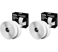 IPEA Scratch Autocollant Double Face Blanc - 5 MÈTRES - Bandes Agrippantes Adhésives - 5 Mètres - Bande Adhésive Multifonctions Extra Forte pour Bricolage - Pour Fixation d'Objets, Moustiquaire, Tapis