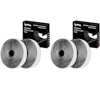 IPEA Scratch Autocollant Double Face Noir - 5 MÈTRES - Bandes Agrippantes Adhésives - 5 Mètres - Bande Adhésive Multifonctions Extra Forte pour Bricolage - Pour Fixation d'Objets, Moustiquaire, Tapis