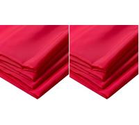 IPEA Tissu de Doublure Rouge - 200 cm x 150 cm - Fabriqué en Italie - Tissu au mètre pour Couture, Vêtements, Doublures, Vestes, Pantalons, Jupes, Meubles, Coussins - Tissu pour Couture (Lot de 2)