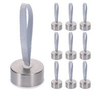 Ipetboom 10 PièCes Couvercles De Bouteilles d'eau en Acier Inoxydable avec PoignéE Corde Couvercles Isolants Et ÉTanches À Visser pour Gourde Eau Bouteilles De Sport Et Voyage