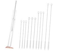 Ipetboom 11pièces Brosse De Nettoyage Pour Paille Kit De Brosse Pour Paille De Bouteille Outil De Nettoyage Manche Long