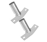 Ipetboom 2 Pièces Support De Manche À Balai En Métal Adaptateur Fileté Accessoires De Remplacement Pour Brosse À Balai Et Vadrouille Facile À Installer Pour Entretien Du Sol
