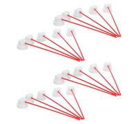 Ipetboom 20 Sets de Rallonges pour Aérosol Rouge en Pvc Paille Extra Longue pour Pulvérisateur, Usage Précis et Pratique, pour Entretien de Véhicules