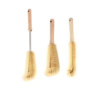 Ipetboom 3 Pièces Brosse de Nettoyage pour Bouteille avec Goupillon pour Paille Long Manche pour Accès Difficile Design Ergonomique Compatible Lave-vaisselle