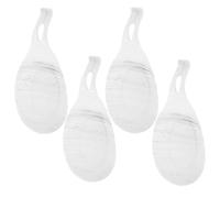 Ipetboom 4 Pièces Repose-cuillère en Silicone Pratique pour Ustensiles Cuisine, Matériau Solide, Design Antidérapant Cuisine et Restaurant