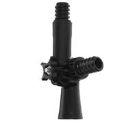 Ipetboom Adaptateur d'angle articulé - Barre télescopique de rechange avec filetage US - Accessoires pour nettoyage intérieur et extérieur avec joint universel et brosse à franges -