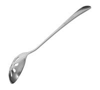Ipetboom Cuillère à Fentes en Acier Inoxydable Écumoire Ergonomique Ustensile Cuisine Réutilisable pour Filtrer Soupe Accessoire de Service pour Dîner 1 Pièce