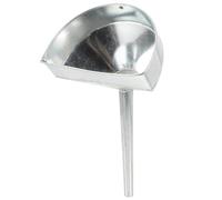 Ipetboom Entonnoir à Carburant en Fer Galvanisé 20 CM Filtre Inox Entonnoir à Essence pour Voiture et Moto Embout Incliné Anti-Éclaboussures Robuste et Pratique pour Ravitaillement