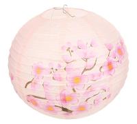 Ipetboom Lanterne en Papier Pliable Décorative 35 CM Rose Fleur de Pêcher pour Mariage et Fête Lanterne Suspendue Japonaise Décoration D’Intérieur et Extérieur Accessoire Festif