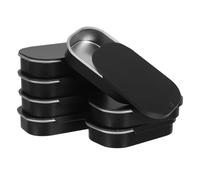 Ipetboom Lot de 10 Boîtes Métalliques Coulissantes Format 53x34x11 Mm, Finition Noire Mate, Boîte Portable Multifonction pour Parfum Solide, Cosmétiques et Petits Objets de Soin